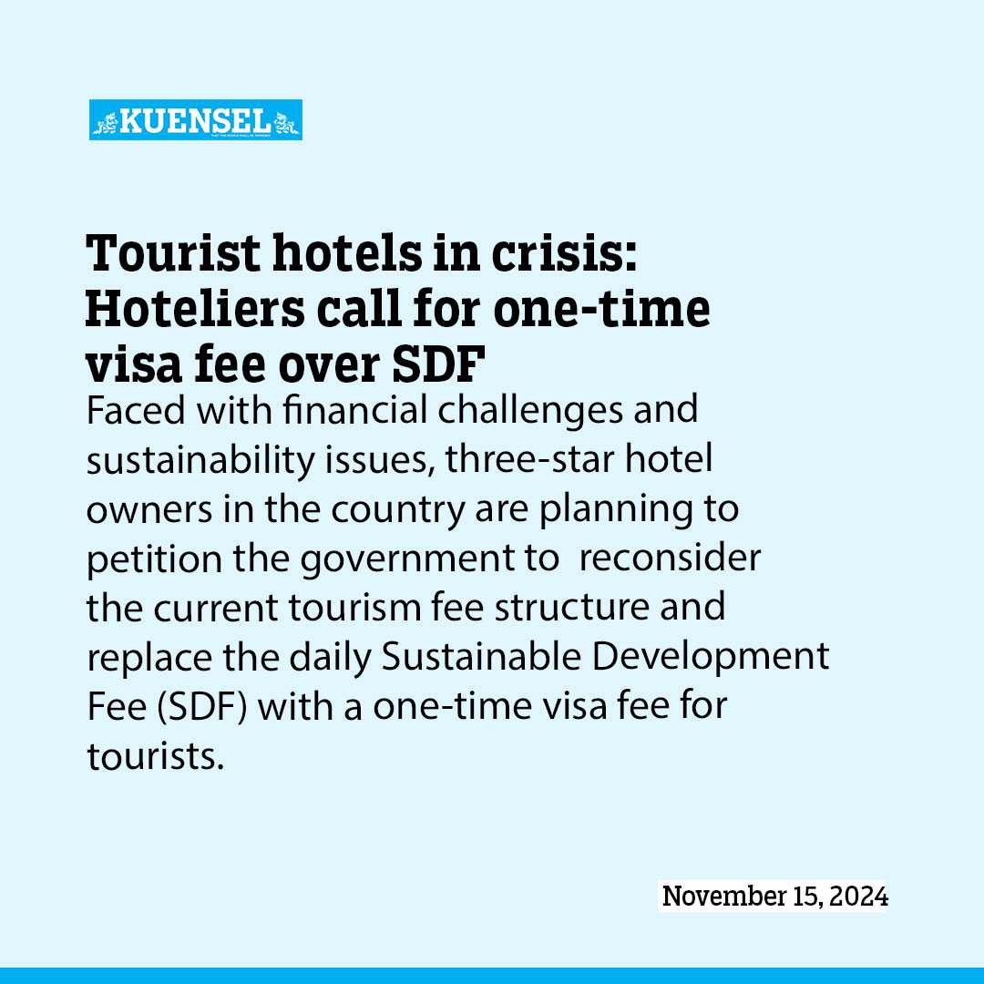 Tourist hotels in crisis: Hoteliers call for one-time visa fee over SDF